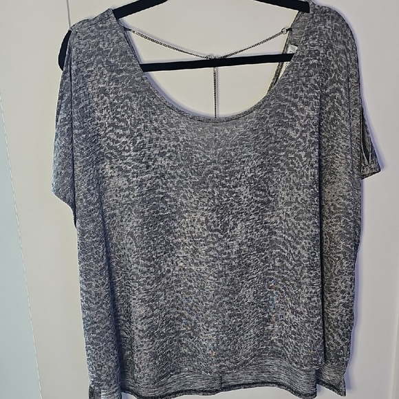 Jennifer Lopez Gray Boxy Sweatshirt Size XL - Picture 1 of 10